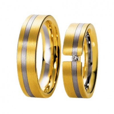Többszínű arany karikagyűrű